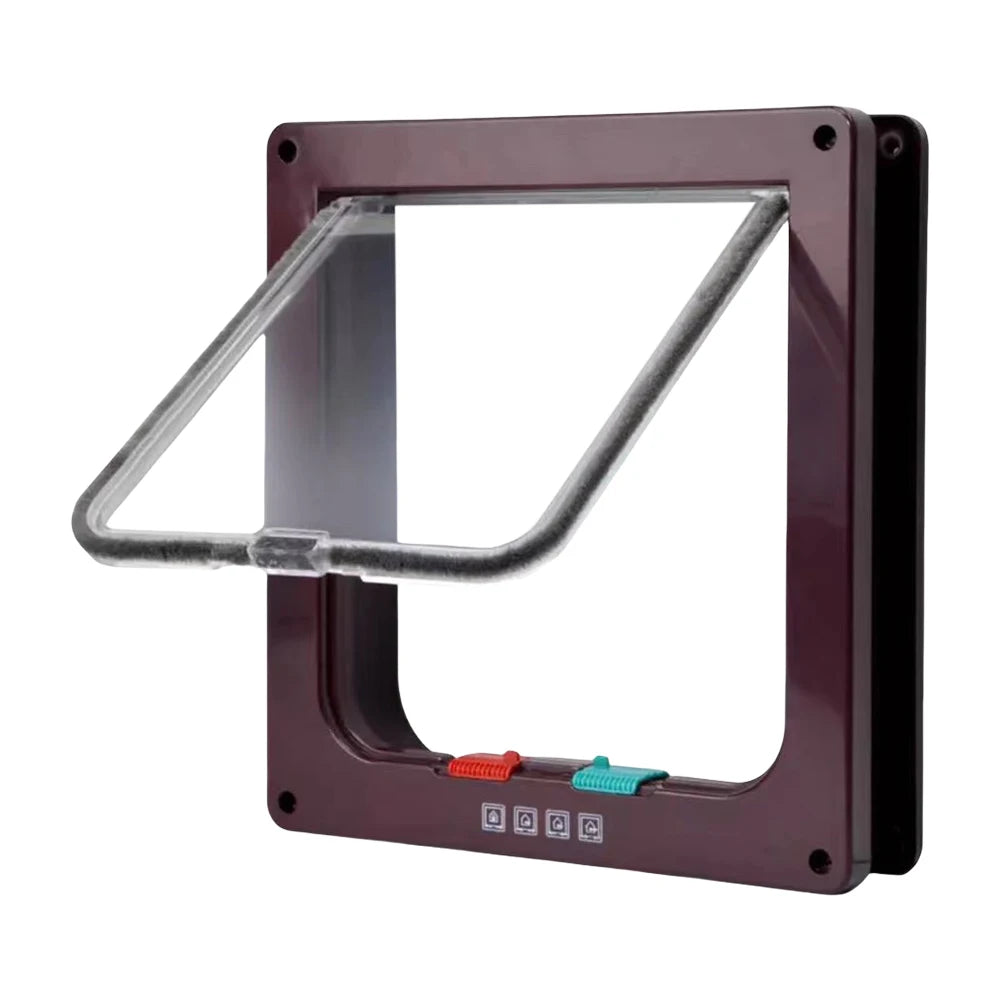 Cat Dogs Flap Doors Cat Flap 4 Way AcrylonitrileButadieneStyrene Plastic