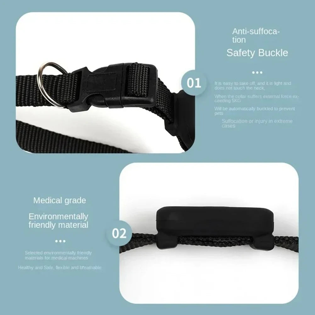Pet GPS Tracker with Adjustable Collar Cat Locator Smart Pet Locator for Dogs and Cats