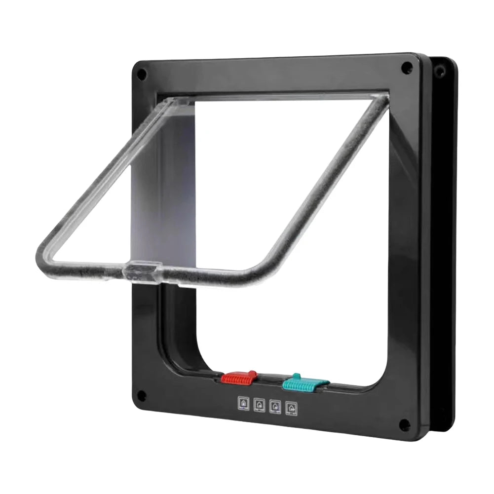 Cat Dogs Flap Doors Cat Flap 4 Way AcrylonitrileButadieneStyrene Plastic