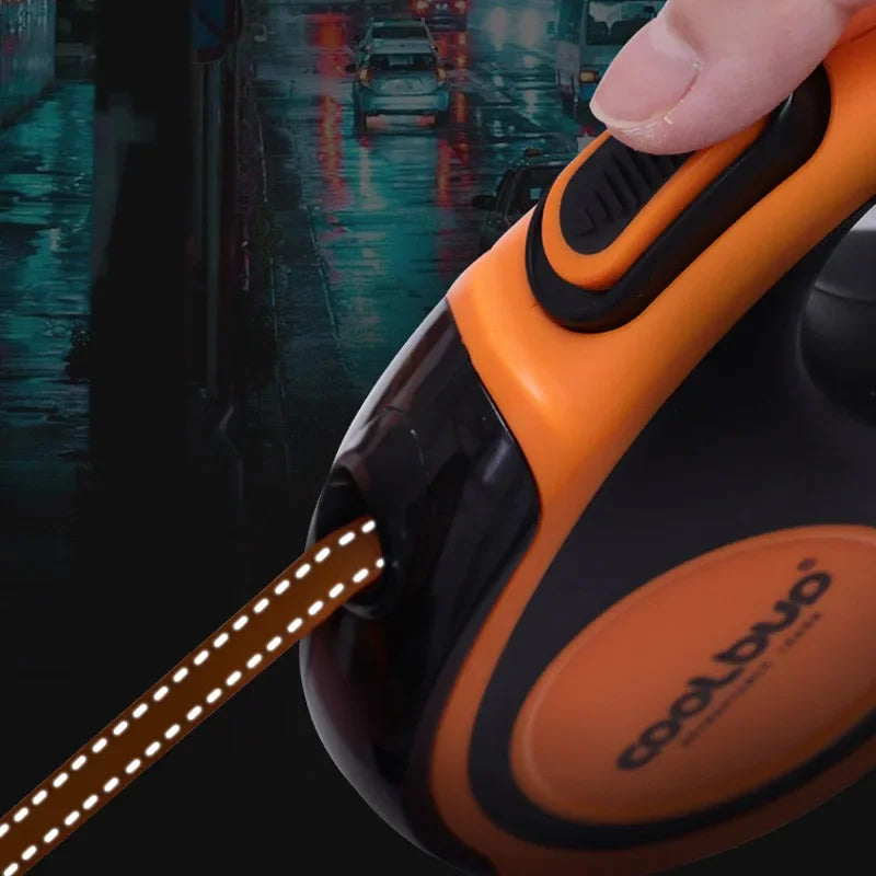 Portable 5Meters Automatic Retractable Leash Traction Rope Nylon For Large Medium Dogs Cat Puppies Accessories Extension Lanyard