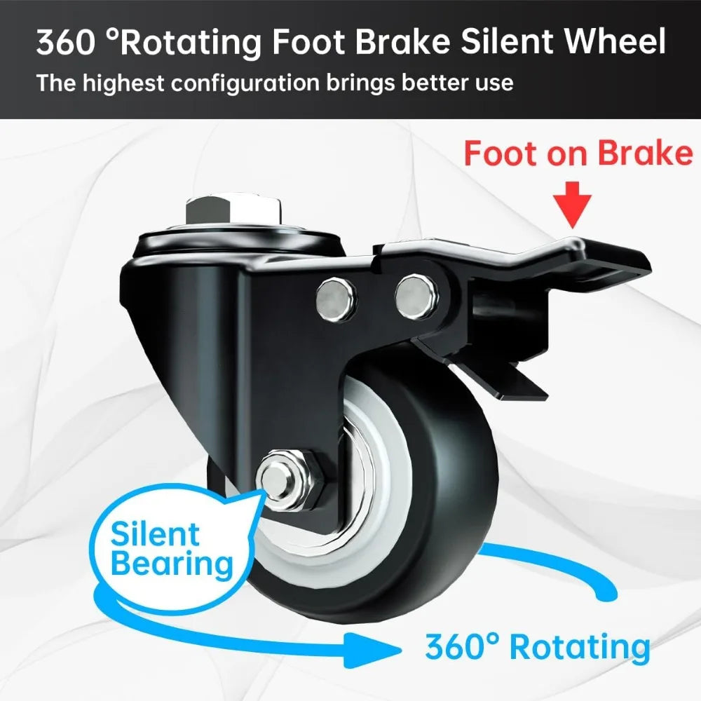 48/42/38 Inch Heavy Duty Dog Crate with Wheels, Folding Metal Big Dog Cage for Large and Medium Dogs,Indestructible Dog Crate